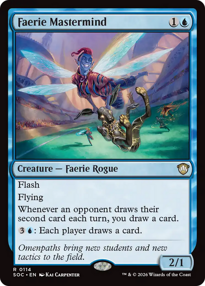 Faerie Mastermind [Secrets of Strixhaven Commander] Magic: The Gathering