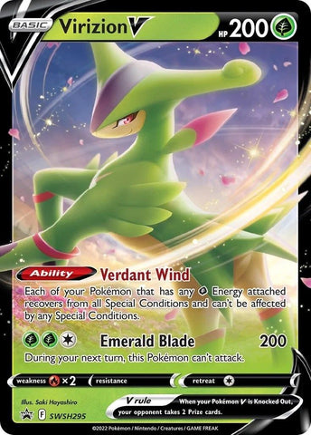 Virizion V (SWSH295) [Sword & Shield: Black Star Promos] Pokémon