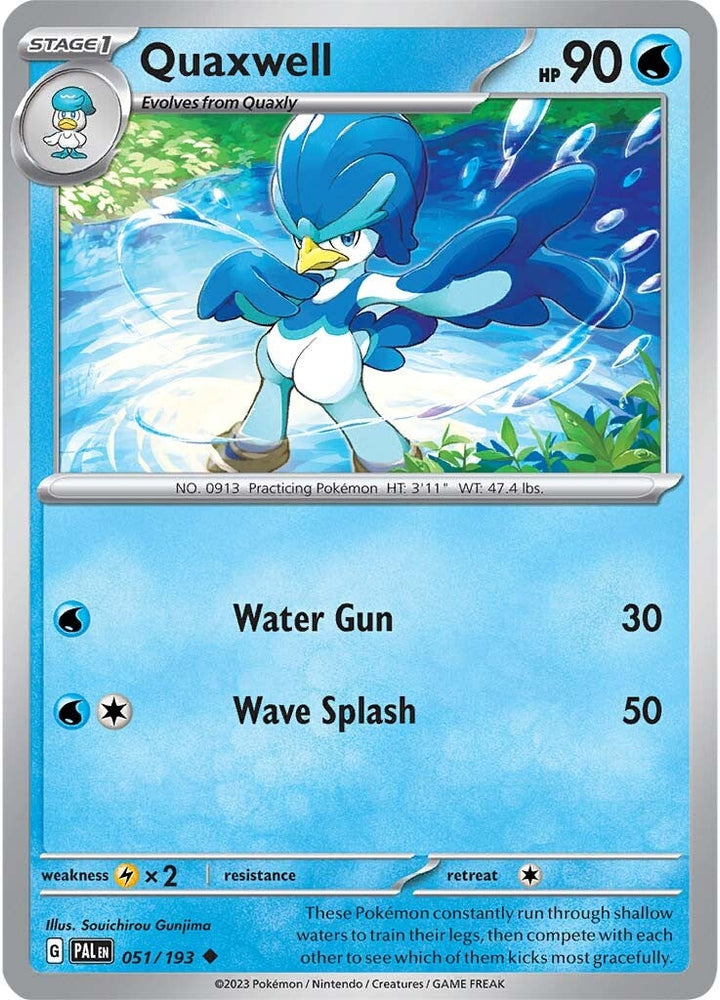 Quaxwell (051/193) [Scarlet & Violet: Paldea Evolved] Pokémon