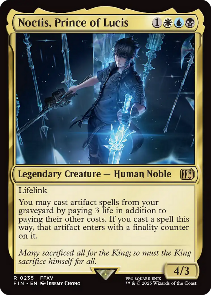 Noctis, Prince of Lucis [FINAL FANTASY] Magic: The Gathering
