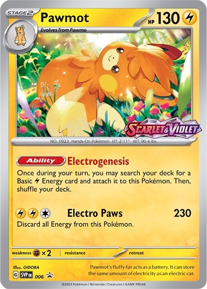 Pawmot (006) [Scarlet & Violet: Black Star Promos] Pokémon