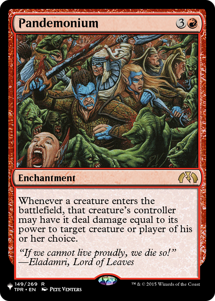 Pandemonium (TPR) [The List] Magic: The Gathering