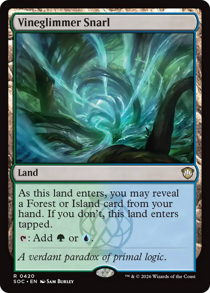 Vineglimmer Snarl [Secrets of Strixhaven Commander] Magic: The Gathering