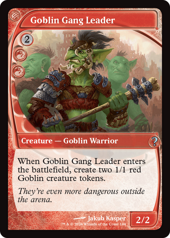 Goblin Gang Leader (Future Sight) [Mystery Booster 2] Magic: The Gathering