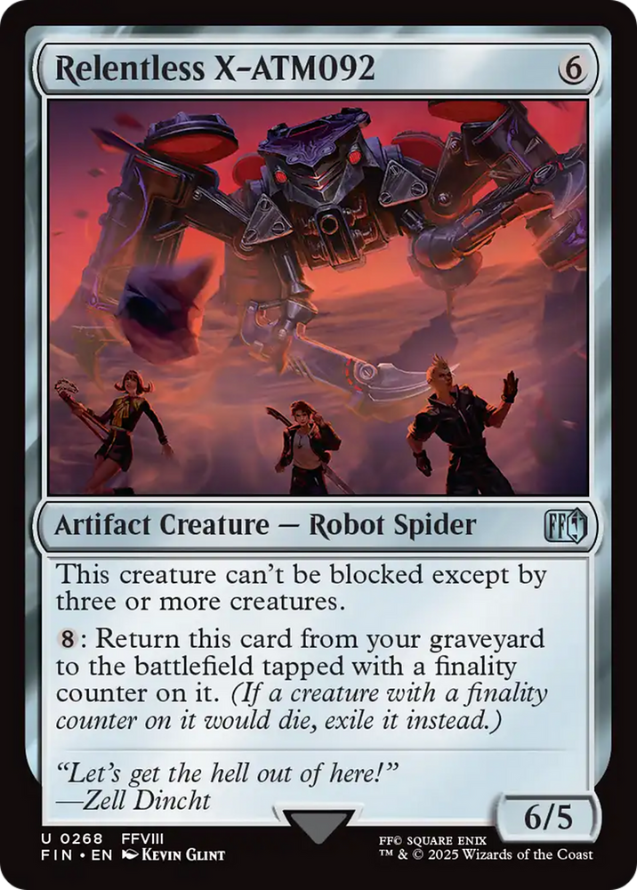 Relentless X-ATM092 [FINAL FANTASY] Magic: The Gathering