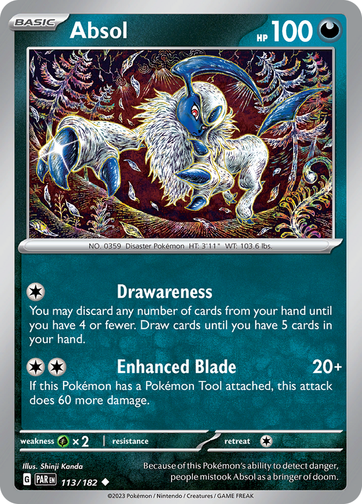 Absol (113/182) [Scarlet & Violet: Paradox Rift] Pokémon