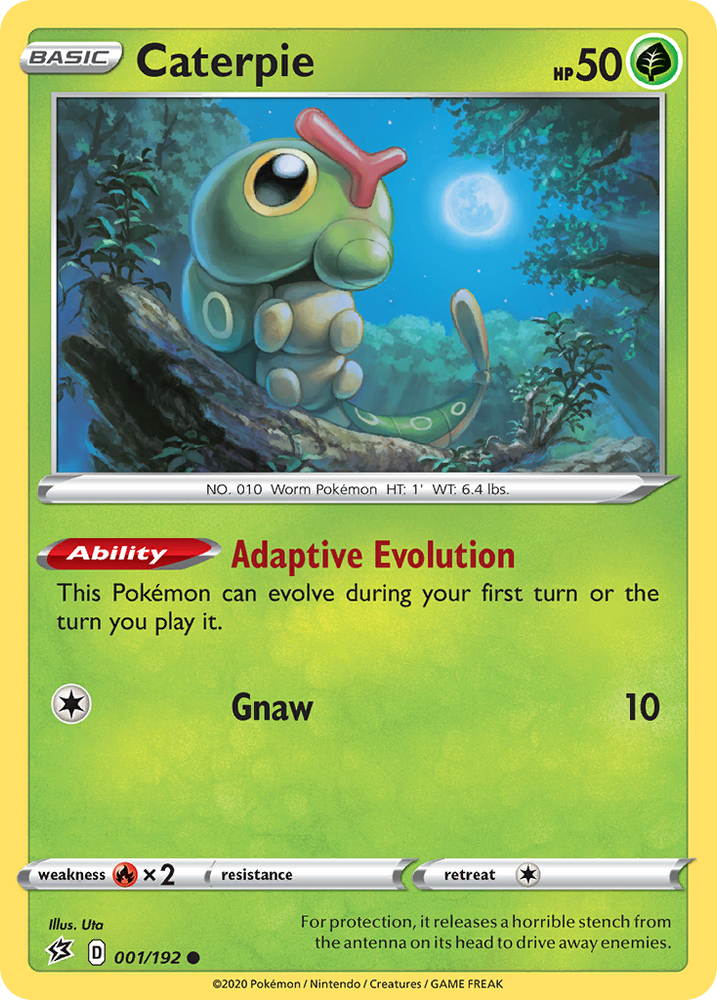 Caterpie (001/192) [Sword & Shield: Rebel Clash] Pokémon
