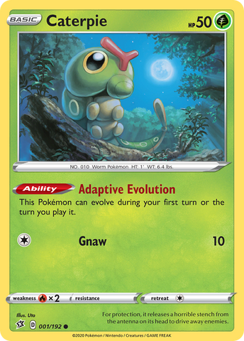 Caterpie (001/192) [Sword & Shield: Rebel Clash] Pokémon