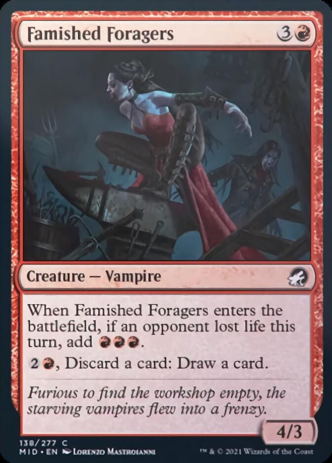 Famished Foragers [Innistrad: Midnight Hunt] Magic: The Gathering