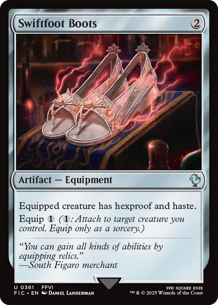 Swiftfoot Boots [FINAL FANTASY Commander] Magic: The Gathering