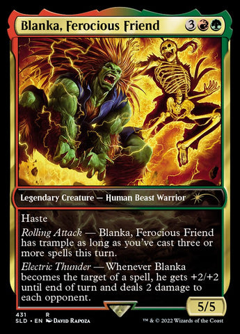 Blanka, Ferocious Friend [Secret Lair Drop Series] Magic: The Gathering