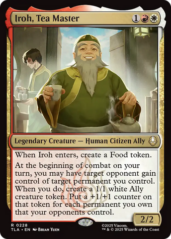 Iroh, Tea Master [Avatar: The Last Airbender] Magic: The Gathering