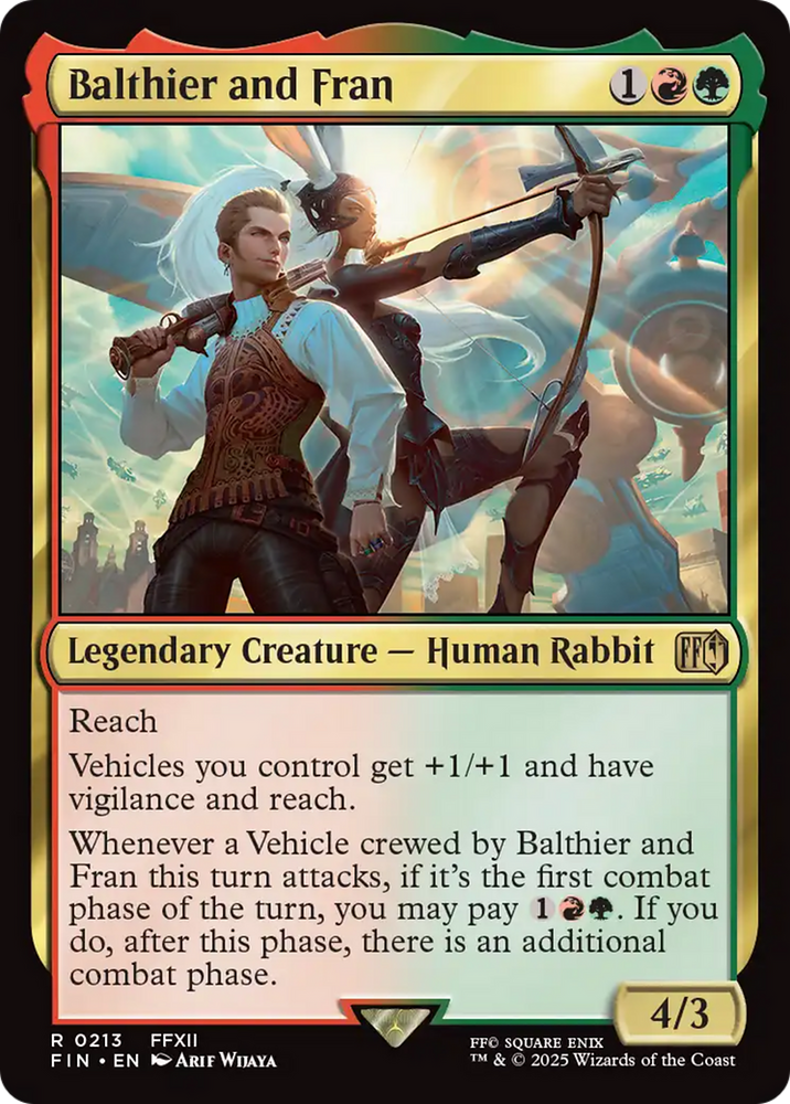 Balthier and Fran [FINAL FANTASY] Magic: The Gathering