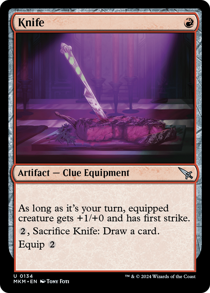 Knife [Murders at Karlov Manor] Magic: The Gathering