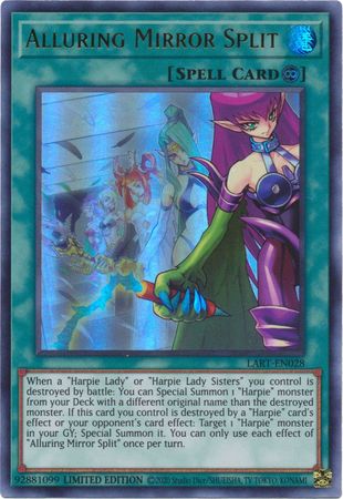 Alluring Mirror Split [LART-EN028] Ultra Rare Yu-Gi-Oh!