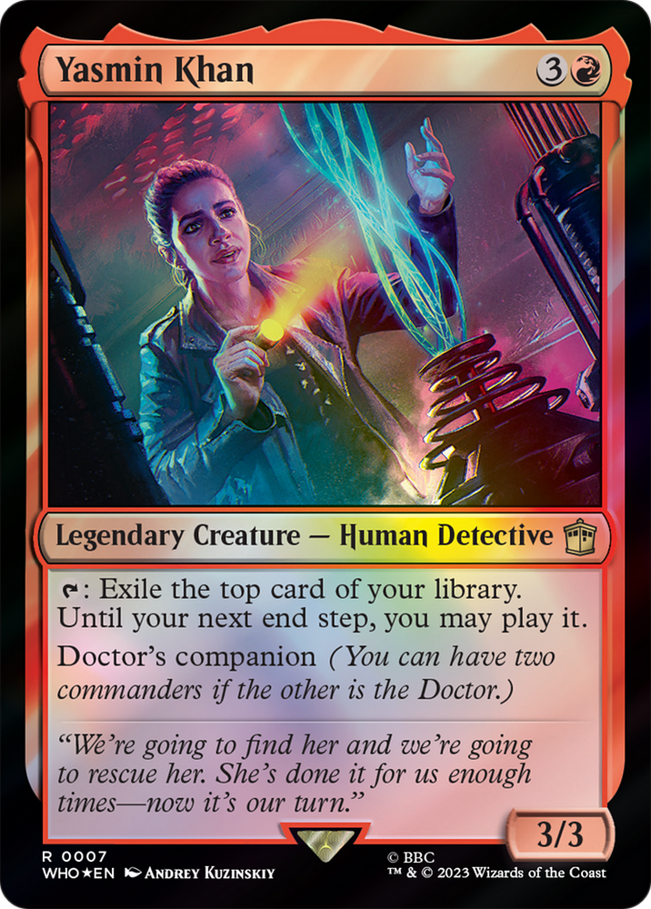 Yasmin Khan [Doctor Who] Magic: The Gathering