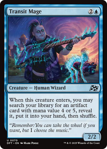 Transit Mage [Aetherdrift] Magic: The Gathering
