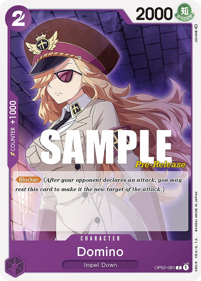 Domino [Paramount War Pre-Release Cards] Bandai