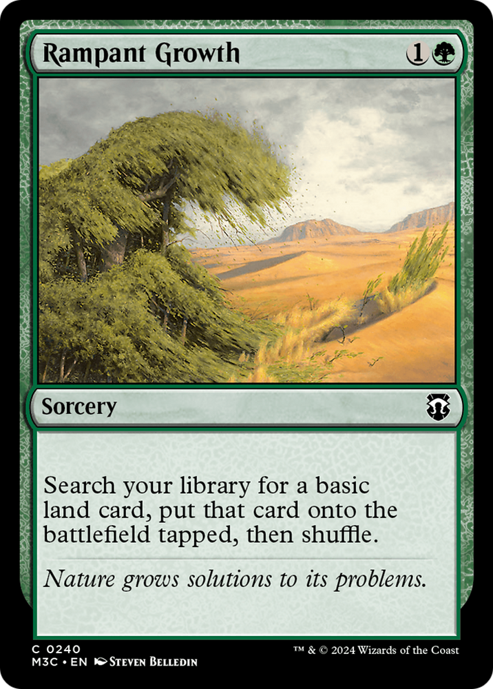 Rampant Growth [Modern Horizons 3 Commander] Magic: The Gathering