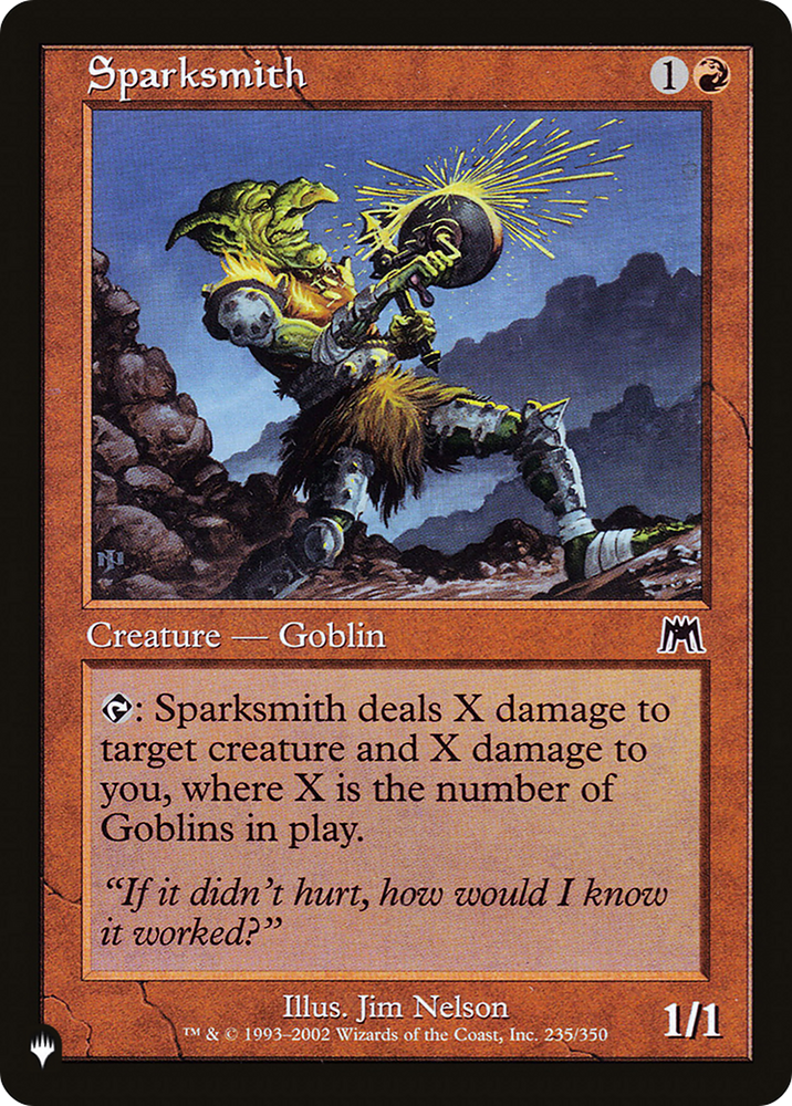 Sparksmith [The List] Magic: The Gathering