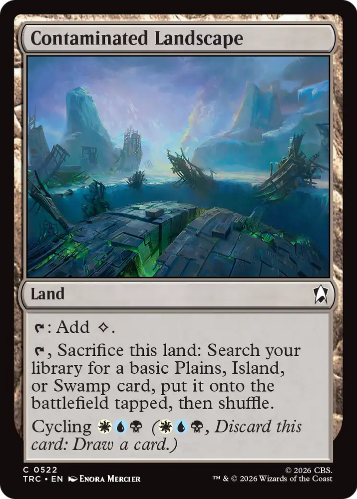Contaminated Landscape (Surge Foil) [Star Trek Commander] Magic: The Gathering