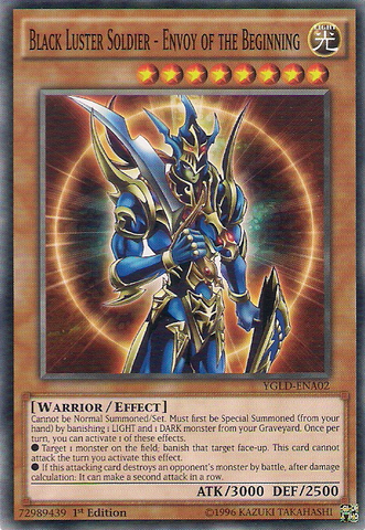 Black Luster Soldier - Envoy of the Beginning [YGLD-ENA02] Common Yu-Gi-Oh!