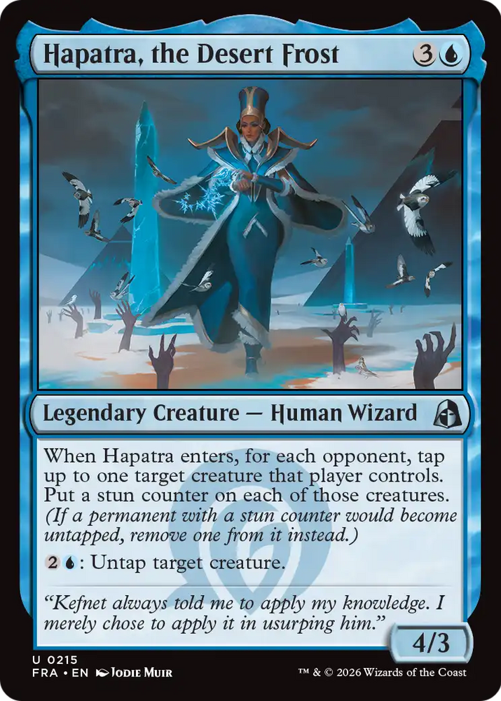 Hapatra, the Desert Frost [Reality Fracture] Magic: The Gathering