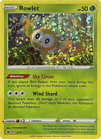 Rowlet (2/15) [McDonald's Promos: Match Battle] Pokémon