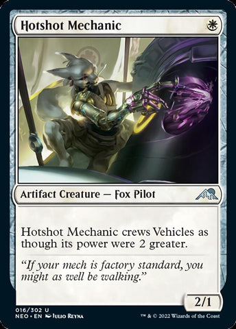Hotshot Mechanic [Kamigawa: Neon Dynasty] Magic: The Gathering