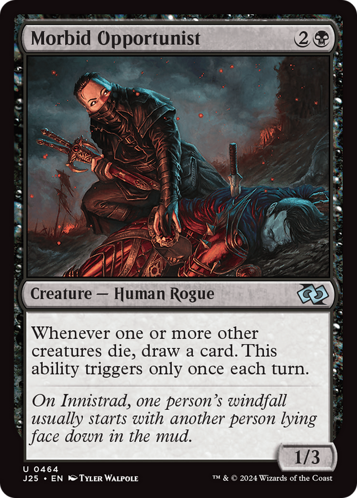 Morbid Opportunist [Foundations Jumpstart] Magic: The Gathering