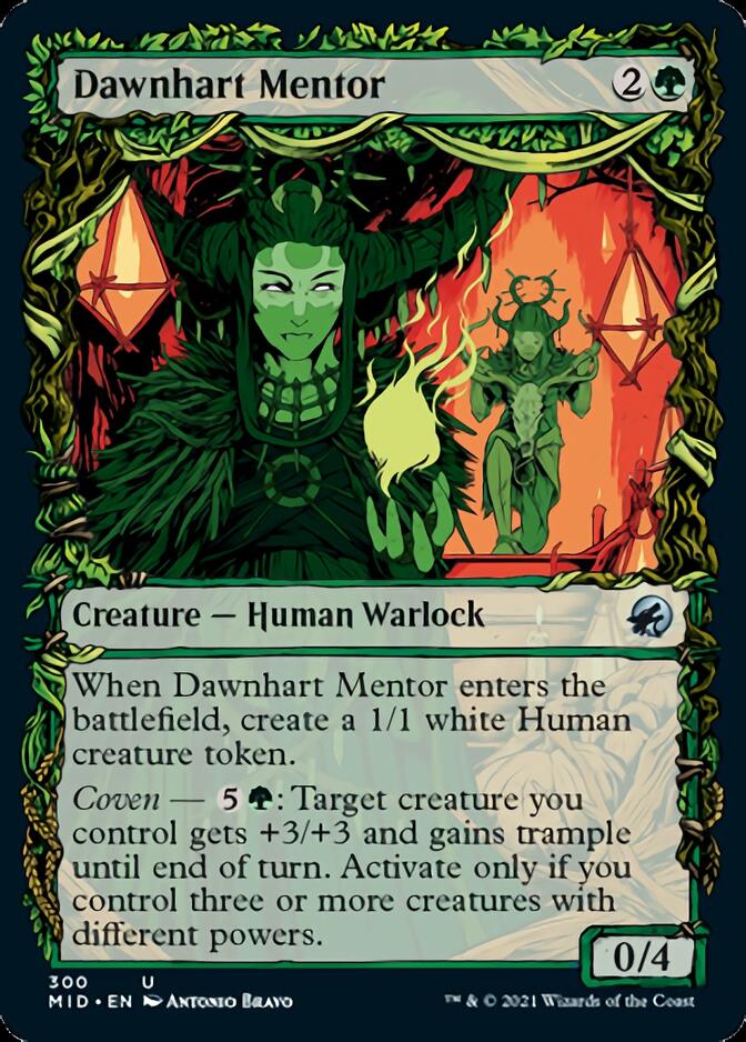 Dawnhart Mentor (Showcase Equinox) [Innistrad: Midnight Hunt] Magic: The Gathering
