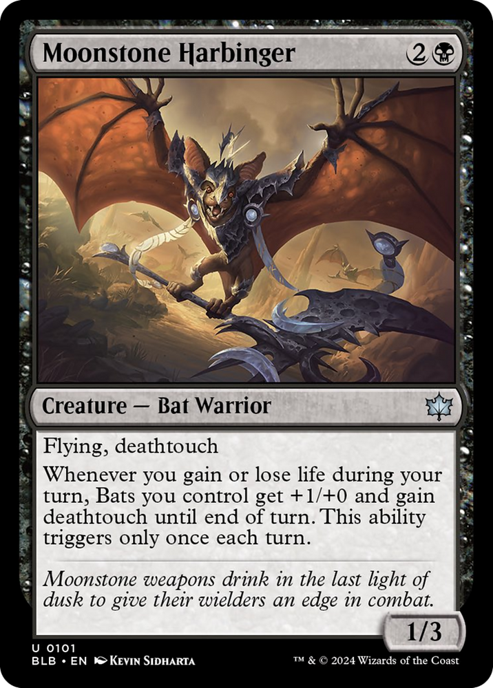 Moonstone Harbinger [Bloomburrow] Magic: The Gathering