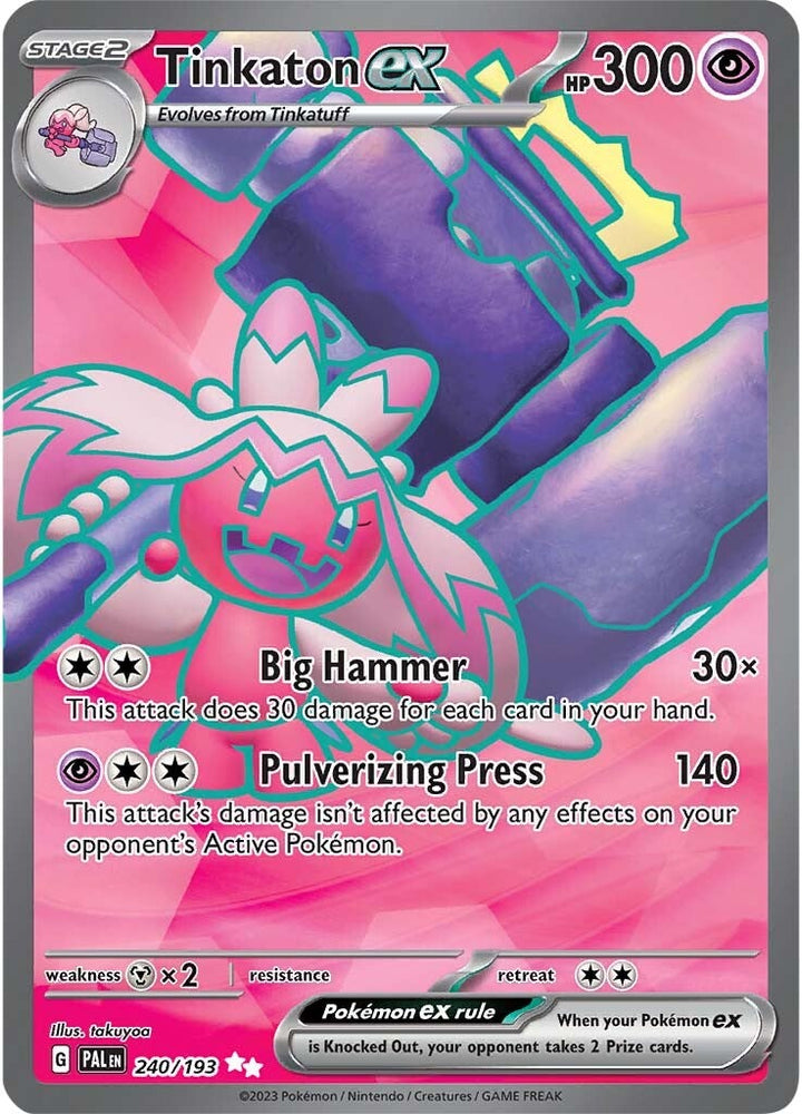 Tinkaton ex (240/193) [Scarlet & Violet: Paldea Evolved] Pokémon