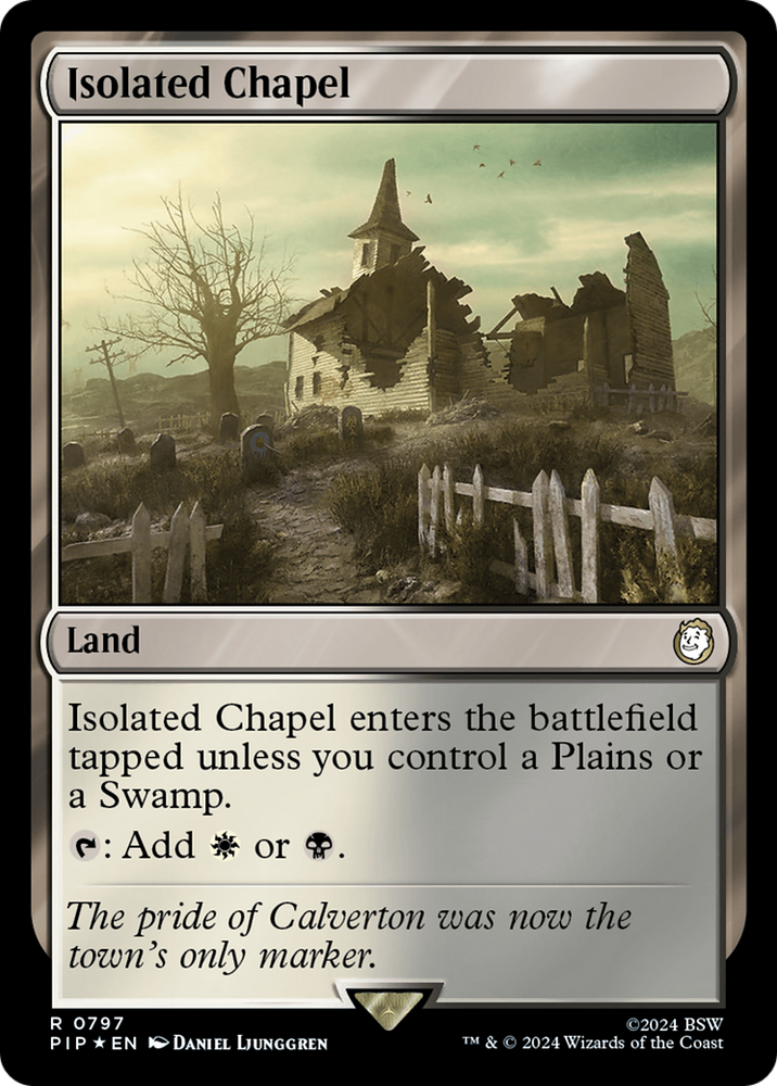 Isolated Chapel (Surge Foil) [Fallout] Magic: The Gathering