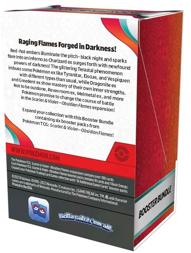 Scarlet & Violet: Obsidian Flames - Booster Bundle Pokémon