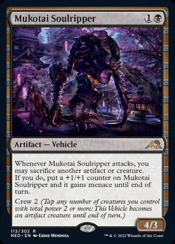 Mukotai Soulripper [Kamigawa: Neon Dynasty] Magic: The Gathering