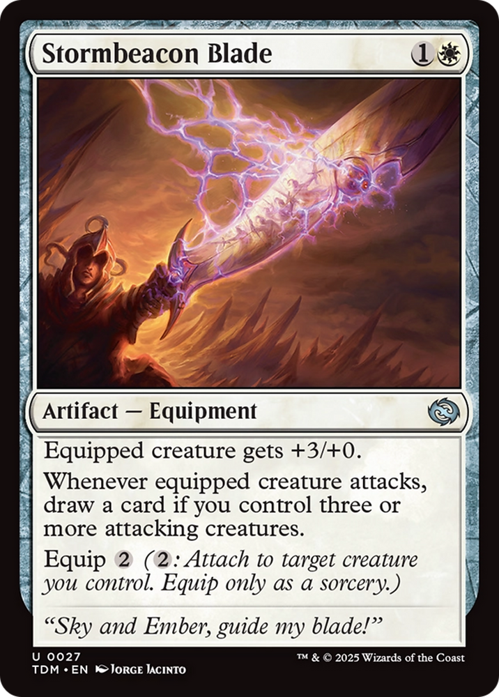 Stormbeacon Blade [Tarkir: Dragonstorm] Magic: The Gathering