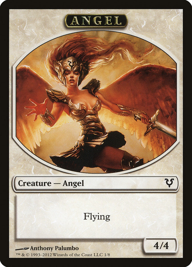 Angel Token [Avacyn Restored Tokens] Magic: The Gathering