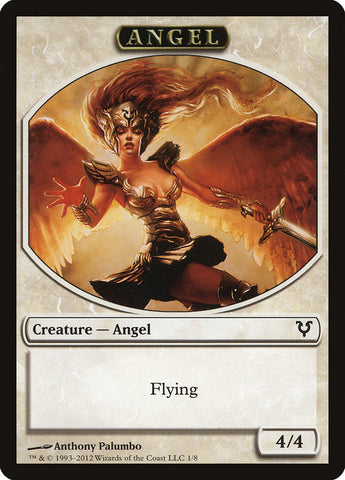 Angel Token [Avacyn Restored Tokens] Magic: The Gathering