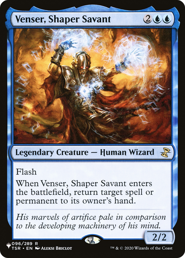 Venser, Shaper Savant [The List] Magic: The Gathering