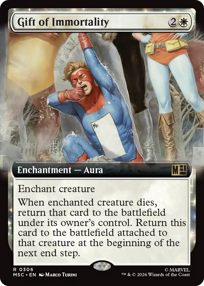 Gift of Immortality (Extended Art) [Marvel Super Heroes Commander] Magic: The Gathering