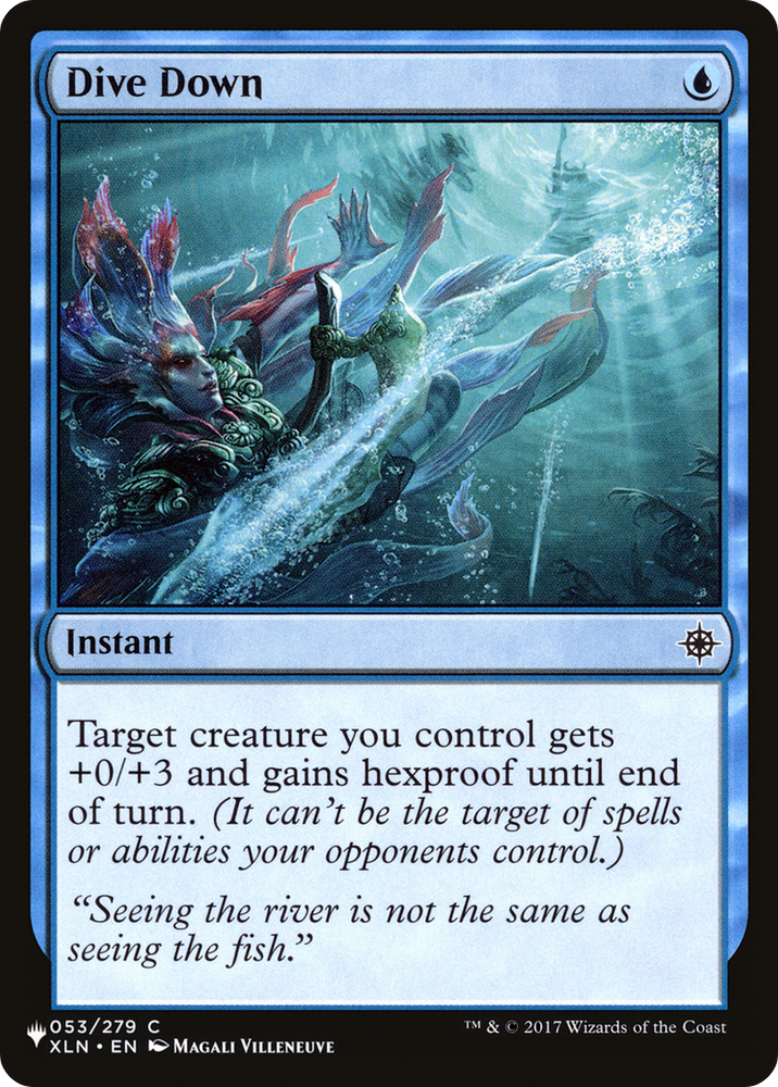 Dive Down [The List] Magic: The Gathering