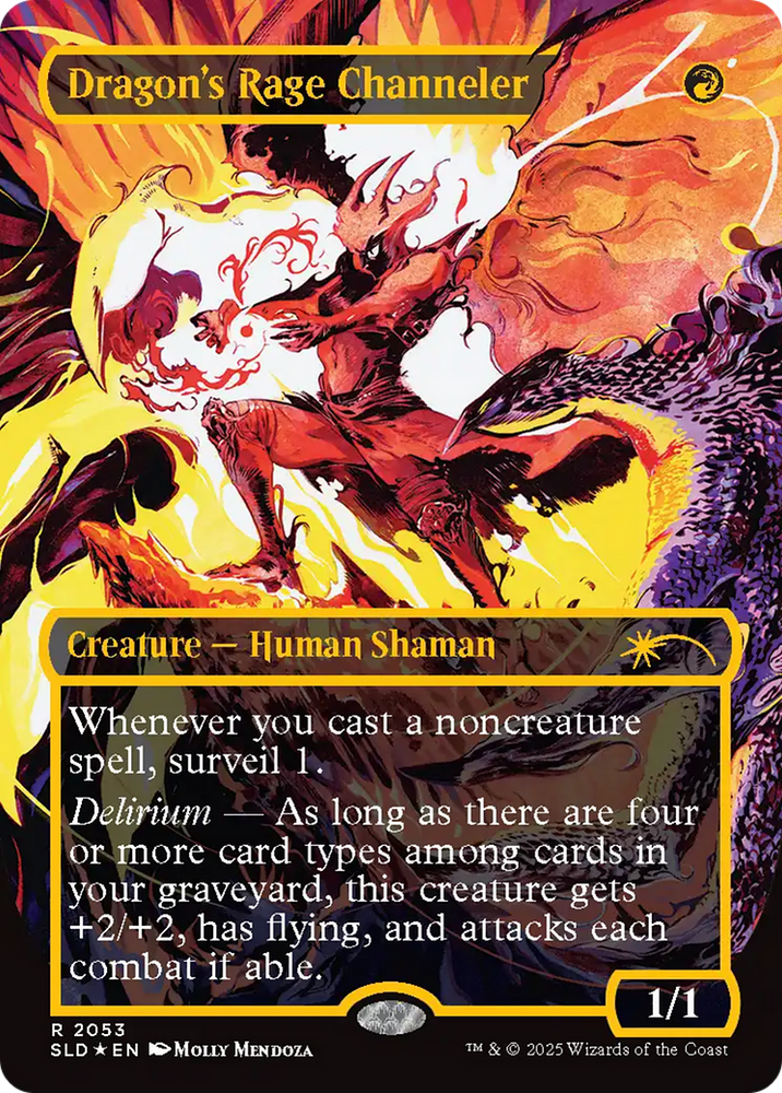 Dragon's Rage Channeler (2053) (Raised Foil) [Secret Lair Drop Series] Magic: The Gathering