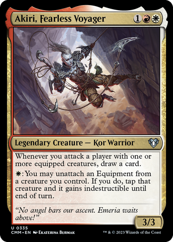 Akiri, Fearless Voyager [Commander Masters] Magic: The Gathering