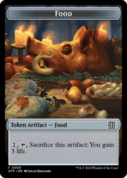 Food // Plot Double-Sided Token [Outlaws of Thunder Junction: Breaking News Tokens] Magic: The Gathering