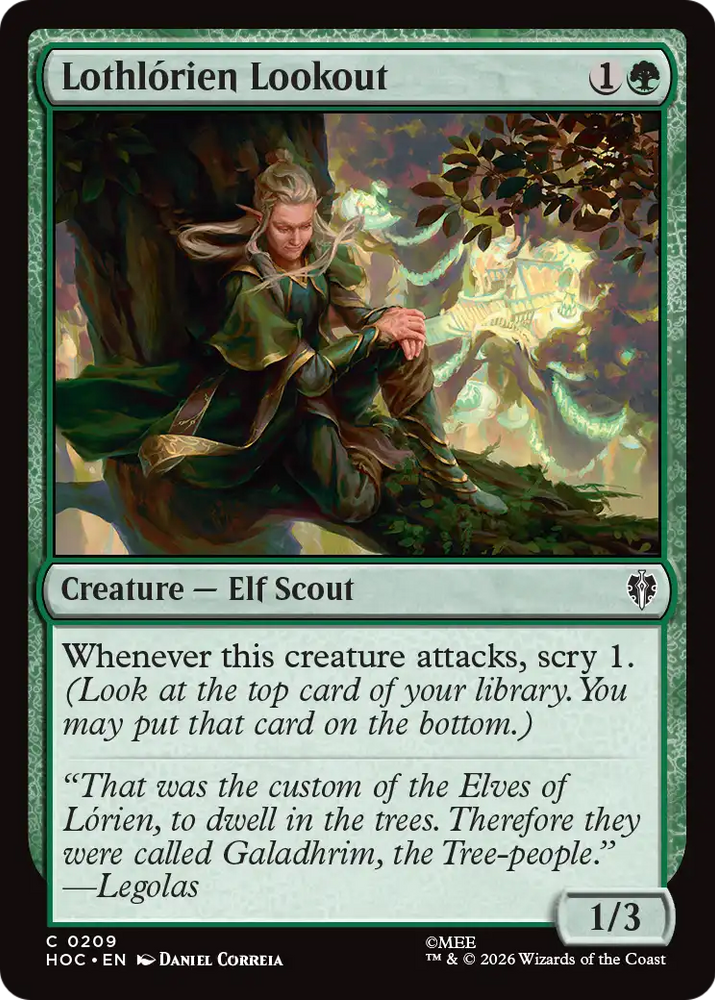 Lothlorien Lookout [The Hobbit: Eternal-Legal] Magic: The Gathering