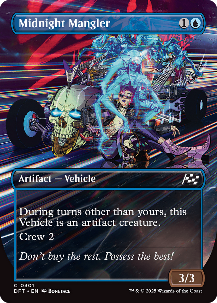 Midnight Mangler (Borderless) [Aetherdrift] Magic: The Gathering