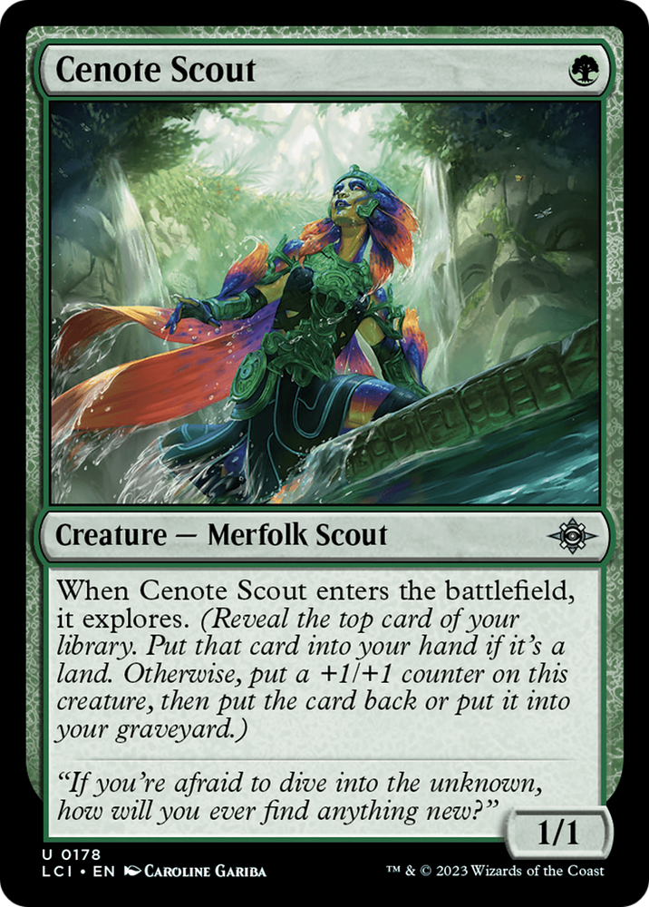 Cenote Scout [The Lost Caverns of Ixalan] Magic: The Gathering
