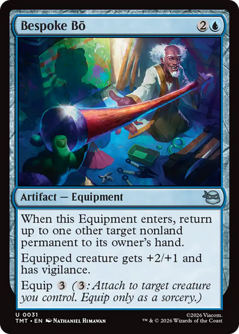Bespoke Bo [Teenage Mutant Ninja Turtles] Magic: The Gathering