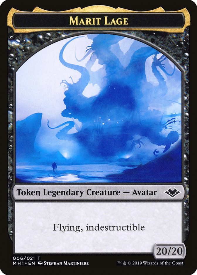 Illusion (005) // Marit Lage (006) Double-Sided Token [Modern Horizons Tokens] Magic: The Gathering